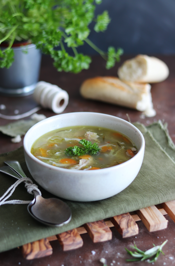 Deliciously Simple Chicken Noodle Broth Sadie #39 s Kitchen